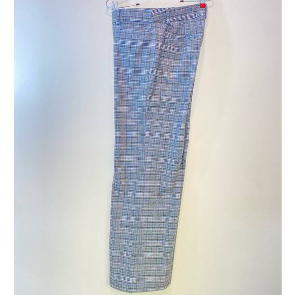 NWOT LOFT Plaid Gray High Rise Pants Trousers 8us Flare - Picture 10 of 15
